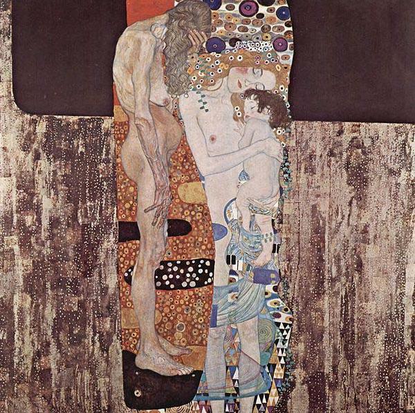 Gustav Klimt Die drei Lebensalter der Frau oil painting image